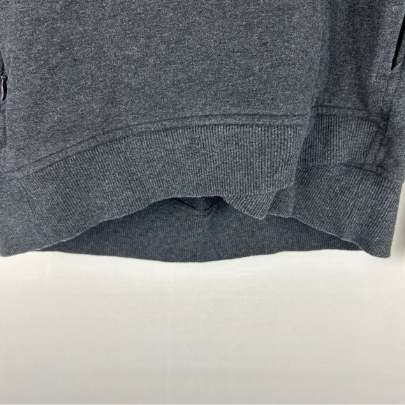 Lululemon on the double turtle neck gray pullover sweatshirt size 2 - Picture 5 of 7
